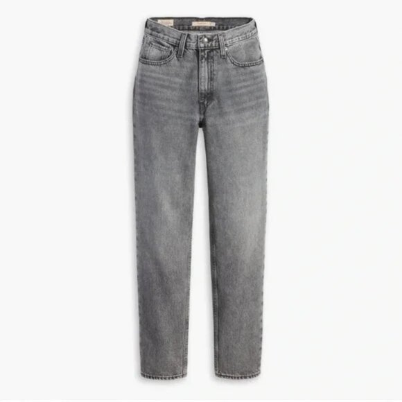 Levi’s Premium 501 Button Fly High Rise Mom Jeans Big E Size 27 - Picture 3 of 14